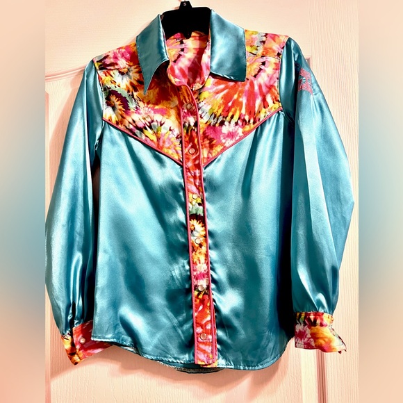 Custom Rodeo Button Down Shirt - Picture 1 of 3